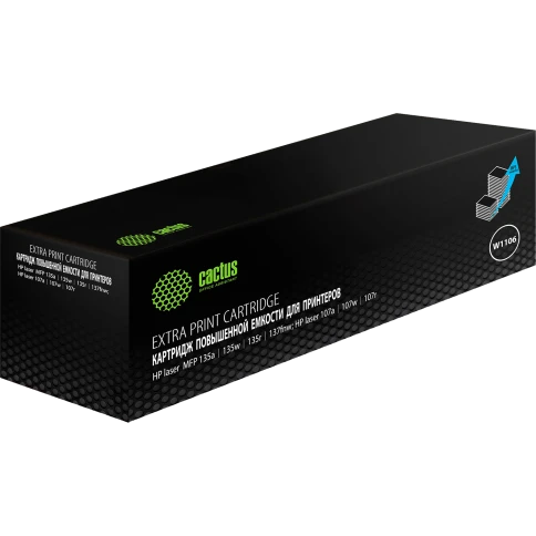 Картридж лазерный Cactus CSP-W1106-MPS черный (5000стр.) для HP Las фото 1