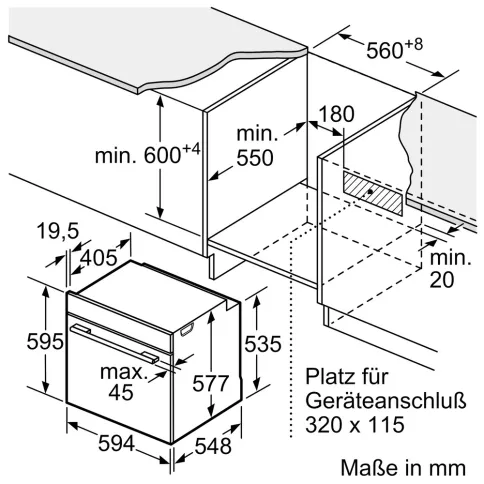 Встраиваемый духовой шкаф BOSCH HBG7341B1 фото 11