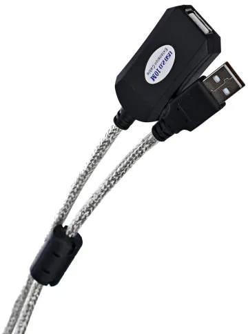 VCOM USB 2.0 Type-AM - USB 2.0 Type-AF фото 1