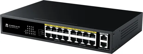 Коммутатор/ 16FE PoE+2GE Uplink PoE Switch фото 4