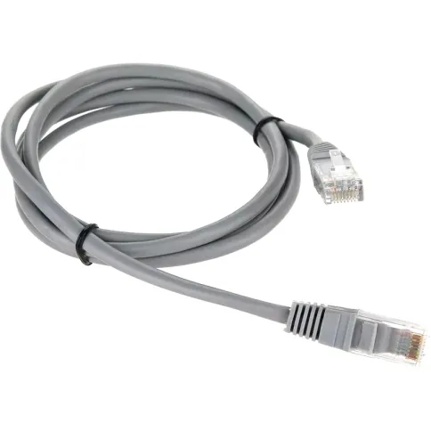 Патчкорд/ Патчкорд литой "Telecom" UTP кат.5е 1,5м серый фото 1