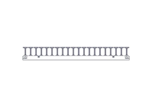 Vertical cable manager Systeme Electric, Excelente series, 42U, plasti фото 9