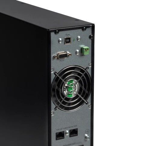 8775 SKAT-UPS 3000-RACK-ON-E P3 ИБП 3000ВА/3000 Вт, 2U, On-Line, синус, внешн. АКБ 72В (6х12В), 8хC13+1xC19, USB, RS232, слот для карт (SNMP, реле), EPO, ШхГхВ 440х602х86,5 масса 8.8 кг фото 16