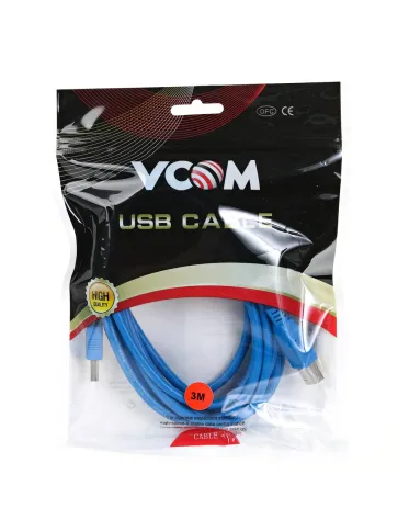 VCOM USB 3.2 Type-AM - USB 3.2 Type-BM 3м фото 2
