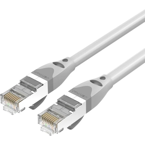 Патч-корд Vention прямой SFTP cat.6A, RJ45 - 0,5м. Серый фото 1