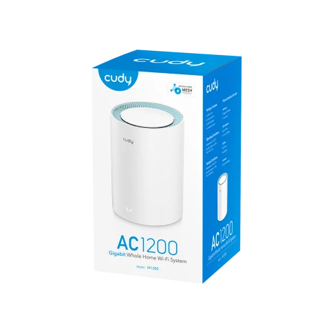 Wi-Fi Mesh-система/ AC1200 Wi-Fi Gigabit Mesh Solution 1-Pack, Chipset MT7621DA+MT7613B+MT7603, Dual-Band, 867Mbps at 5GHz + 300Mbps at 2.4GHz, 802.11ac/a/b/g/n, 2 Gigabit Ethernet Ports, 4 internal antennas,MU-MIMO, DDNS, Zerotier/Wireguard/OpenVPN/IPSec фото 5
