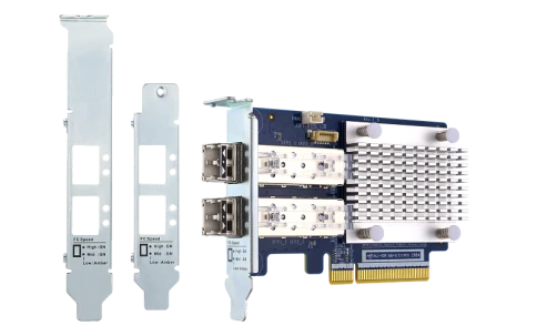 Сетевая карта/ QNAP QXP-16G2FC Dual-port Fiber Channel adapter, 2 x 16 фото 5