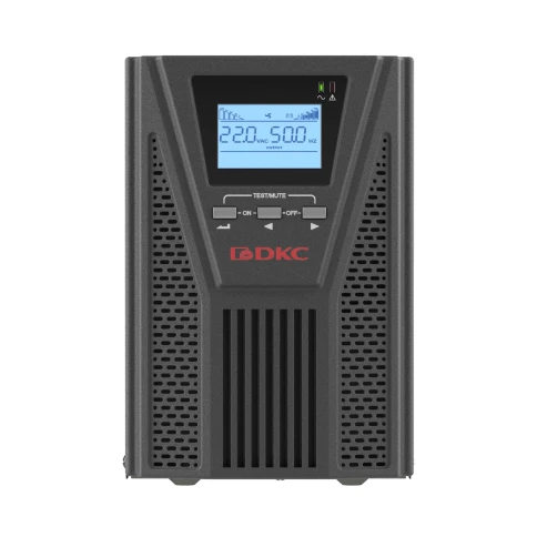Онлайн ИБП ДКС серии Small Tower, 1000 ВА/900 Вт, 1/1, 2xSchuko, EPO, USB, RS-232, RJ45, 3x7Ач фото 4