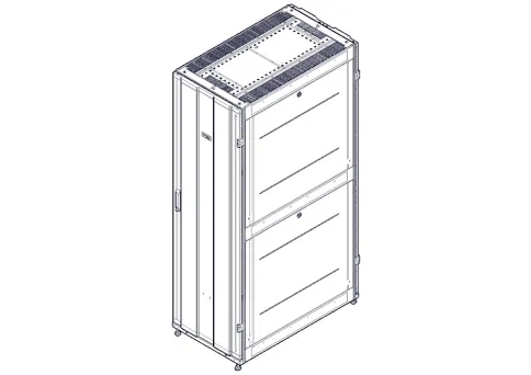 Шкаф Systeme Electric, серия Uniprom, 42U-600/1070, боковые панели 4шт фото 5