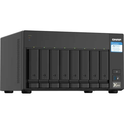 Сетевое хранилище без дисков/ SMB QNAP TS-832PX-4G 8-Bay NAS, AL324 64 фото 2
