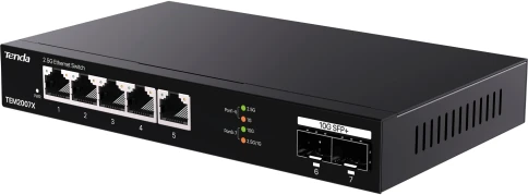 Коммутатор/ Tenda TEM2007X Коммутатор неуправляемый, 7 портов, RJ-45 5х2,5 Гбит/с,... фото 3