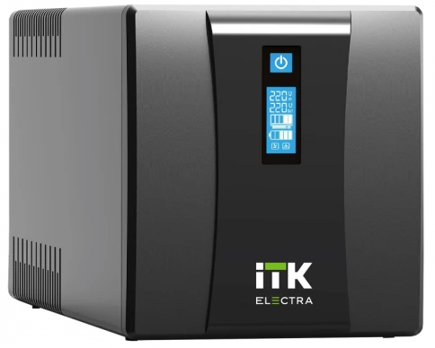 ITK ELECTRA ET ИБП 2кВА/1,2кВт с АКБ 2х9AH USB фото 1