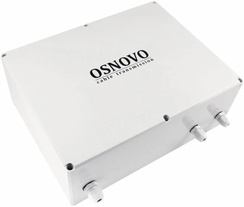 Медиаконвертер/ OSNOVO Уличный медиаконвертер GE с PoE, 1 *10/100/1000Base-T с... фото 4
