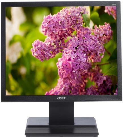 Монитор/ ACER V176Lb 17'',, Black Matt, 5:4, TN, 1280x1024, 5ms, 250cd, 75Hz, 1xVGA фото 1