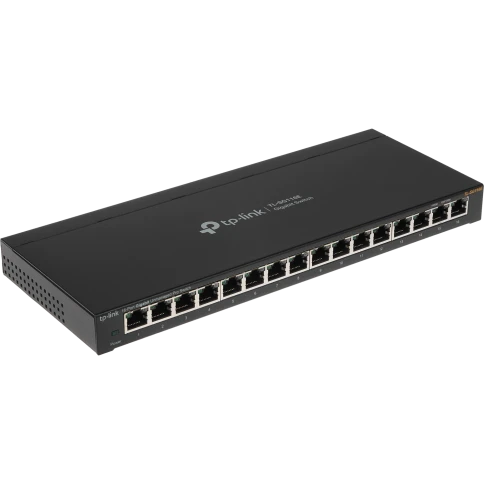 Коммутатор/ 16-Port Gigabit Easy Smart Switch, 16 Gigabit RJ45 Ports, Desktop Steel Case, MTU/Port/Tag-based VLAN, QoS, IGMP Snooping, Web/Utility Management фото 1