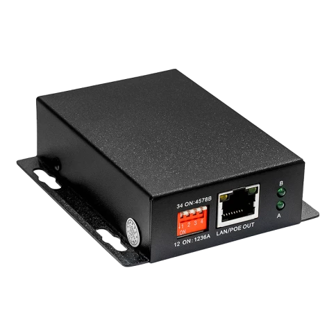 PoE удлинитель/ PoE удлинитель 10M/100M Fast Ethernet на 400м (до... фото 1
