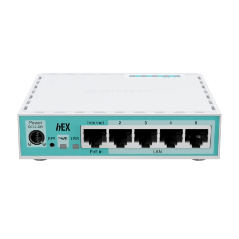 Маршрутизатор/ E50UG hEX refresh Router Dual-Core ARM64 CPU, 512MB RAM, 5 GbE Ports, USB, DC Jack фото 1