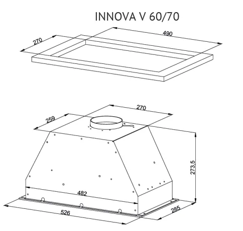 Kuppersberg INNOVA V 60 White фото 1