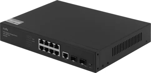 Коммутатор/ 8-Port Layer 2 Managed Gigabit Switch with 2 Gigabit SFP S фото 2