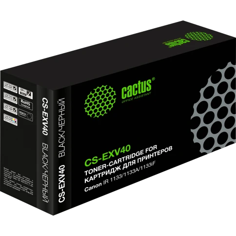 Картридж лазерный Cactus CS-EXV40 C-EXV40 черный (6000стр.) для Can фото 2