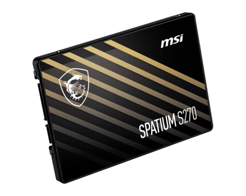 MSI SSD SPATIUM S270, 960GB, 2.5" 7mm, SATA3, 3D TLC, R/W 500/450, IOP фото 5