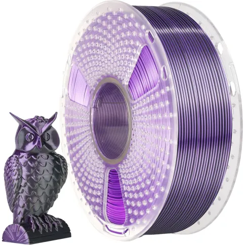 NV-PRINT NV-3D-SILK-PLA-P-BLACK-PURPLE фото 1