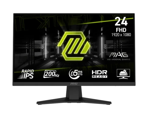 Монитор/ MAG 244F 23.8", 1920 x 1080,  Rapid IPS, 178x178, 200Hz, 1ms, фото 1