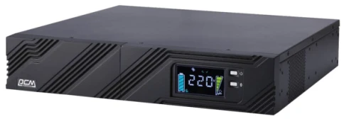 ИБП SPR-1500, линейно-интерактивный, 1500 ВA, 1200 Вт, LCD, Rack/Tower, 8 розеток IEC320 C13 с резервным питанием, USB, RS-232, слот под SNMP карту, защита RJ45, ШхГхВ 428x453x84 мм, 20.5 кг/ UPS POWERCOM SPR-1500, line-interactive, 1500 VA, 1200 W, LCD, фото 1