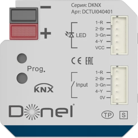 Donel KNX Универсальный интерфейс , 4 канала, 12 В DC Могут индивидуал фото 1