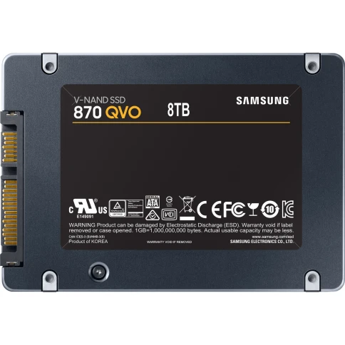 Твердотельные накопители/ Samsung SSD 870 QVO, 8000GB, 2.5" 7mm, SATA3 фото 5