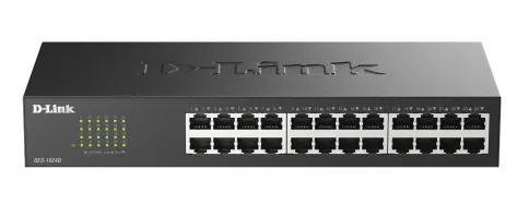 Коммутатор/ DES-1024D Unmanaged Switch 24x100Base-TX, metal case фото 1