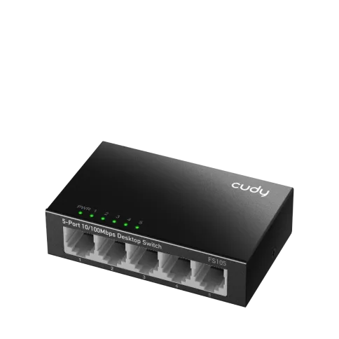 Коммутатор/ 5-Port 10/100 Mbps Desktop Switch, 5 10/100M RJ45 Ports, L фото 2