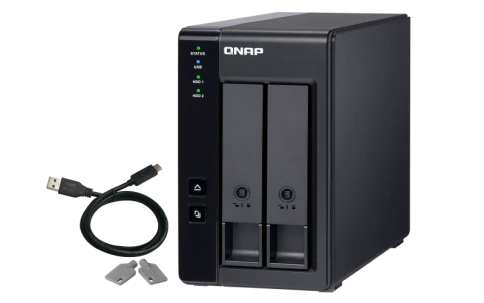 Полка расширения сетевого хранилища без дисков/ channel QNAP DAS TR-00 фото 2
