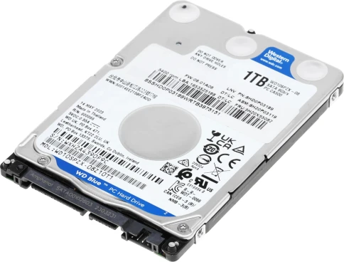 Жесткий диск WD SATA-III 1Tb WD10SPZX Notebook Blue (5400rpm) 128Mb... фото 4