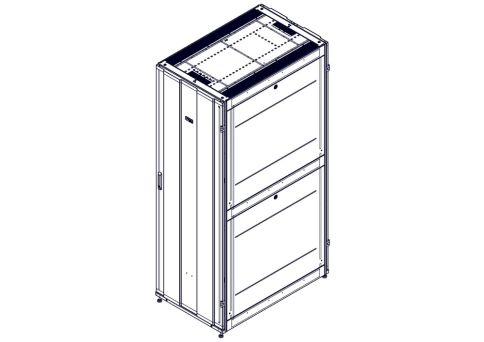 Шкаф Systeme Electric, серия Uniprom, 48U-750/1200, боковые панели 4шт фото 2