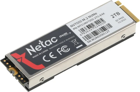 Твердотельный накопитель Netac PCIe 4.0 x4 2TB NT01NV7000-2T0-E4X NV7000 M.2... фото 4