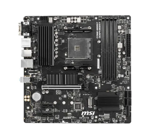 Материнская плата/ MB MSI AMD B550 sAM4, 4xDDR4(128GB), D-SUB/HDMI 2.1/DP, 1xPCIe 4.0x16, 2xPCIe 3.0, 1xLAN, 4xSATA 6Gb/s, 2xM.2, 4xUSB 3.2, 2xUSB 2.0, 1xPS/2, mATX фото 2