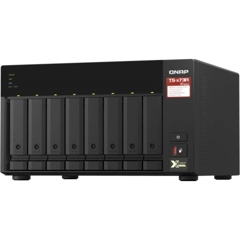 Сетевое хранилище без дисков/ SMB QNAP TS-873A-8G NAS, 8 trays 3,5"/2, фото 3
