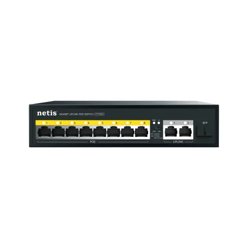 Коммутатор/ Коммутатор Netis P110GH (L2) 8x100Мбит/с 2x1Гбит/с 1SFP 8P фото 1