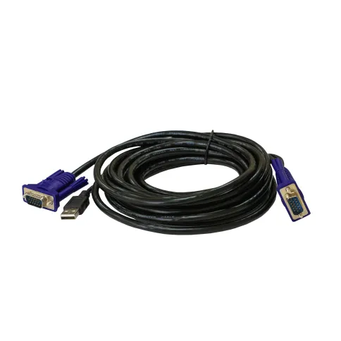 Кабель/ Кабель KVM с разъемами VGA и USB, 3 м фото 1
