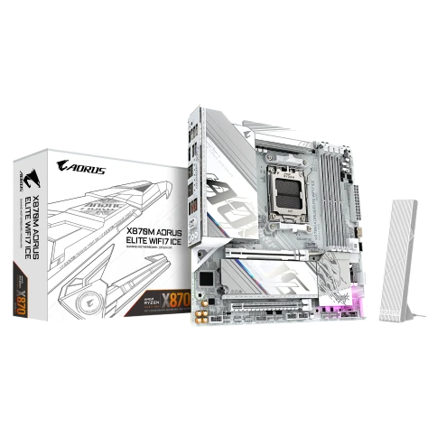 Gigabyte X870M A ELITE WF7 ICE фото 1