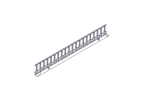 Vertical cable manager Systeme Electric, Excelente series, 42U, plasti фото 5