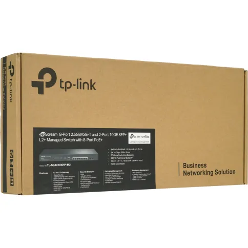 Коммутатор/ Omada 8-Port PoE+ 2.5GBASE-T L2+ Managed Switch with 2 10G фото 7