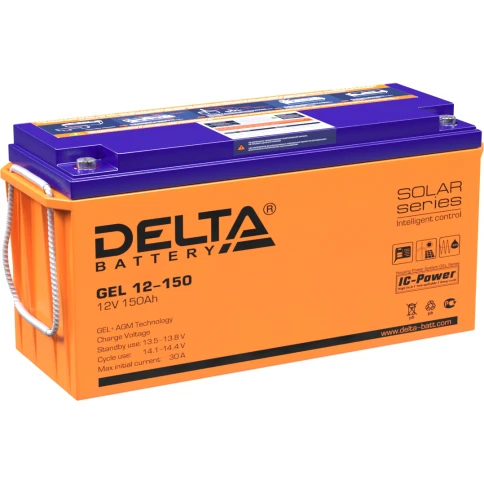 Батарея DELTA серия GEL, GEL 12-150, напряжение 12В, емкость 150Ач... фото 1