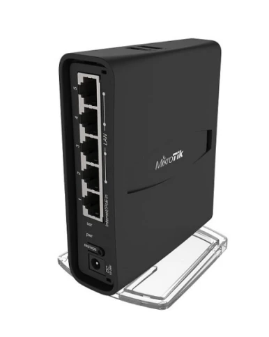 Маршрутизатор/ hAP ac2 Dual-Concurrent 2.4/5GHz AP, 802.11a/b/g/n/ac, Five Gigabit Ethernet ports, USB for 3G/4G support, universal tower case and IPsec hardware encryption support фото 1