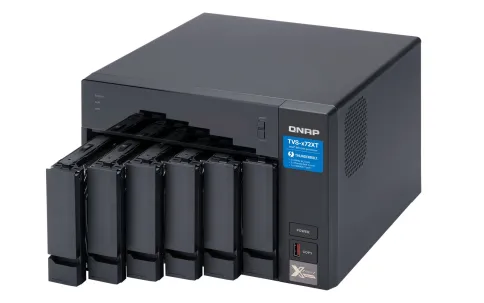 Сетевое хранилище без дисков/ SMB QNAP TVS-672XT-i3-8G 6-Bay NAS, Intel Core i3-8100T 4-core 3.1 GHz Processor, 8GB DDR4 RAM (max 32GB RAM), 6x 2.5"/3.5" SATA HDD/SSD + 2x M.2 PCIe  SSD slot, 2xGbE LAN, 1 x 10GBase-T, 2 x Thunderbolt 3 port фото 7