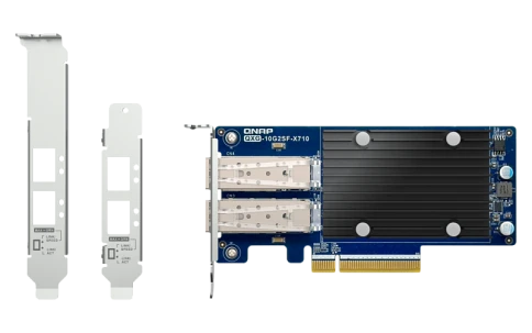 Сетевая карта/ QNAP QXG-10G2SF-X710 LAN Expansion Card, PCIe Gen3 x8, фото 3