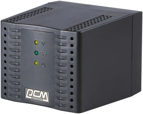 Стабилизатор напряжения TCA-3000 Black/ Powercom TCA-3000 Black Tap-Change, 1500W фото 1