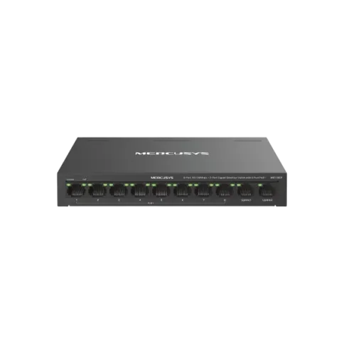 Коммутатор/ 8-Port 10/100Mbps + 2-Port Gigabit Desktop Switch with 8-P фото 1