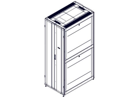 Шкаф Systeme Electric, серия Uniprom, 48U-750/1200, боковые панели 4шт фото 4